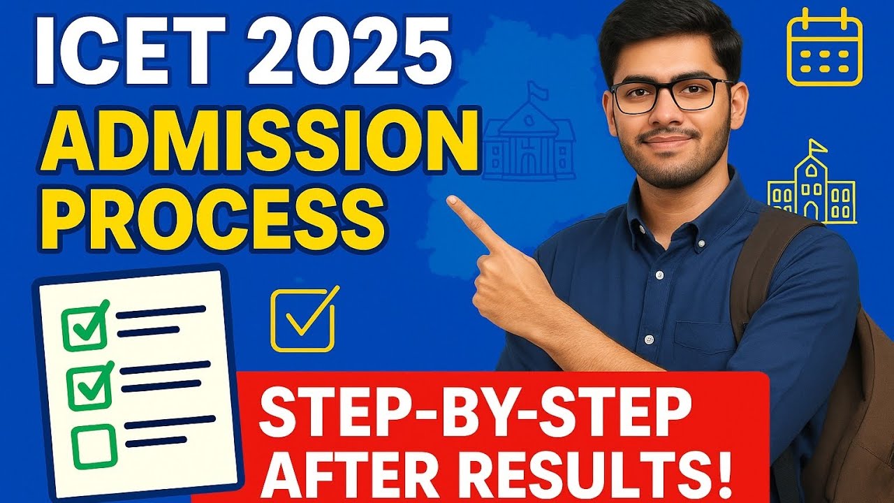 Icet 2025 Admission process step by step after results #icetresults #icetadmission #stepbystep