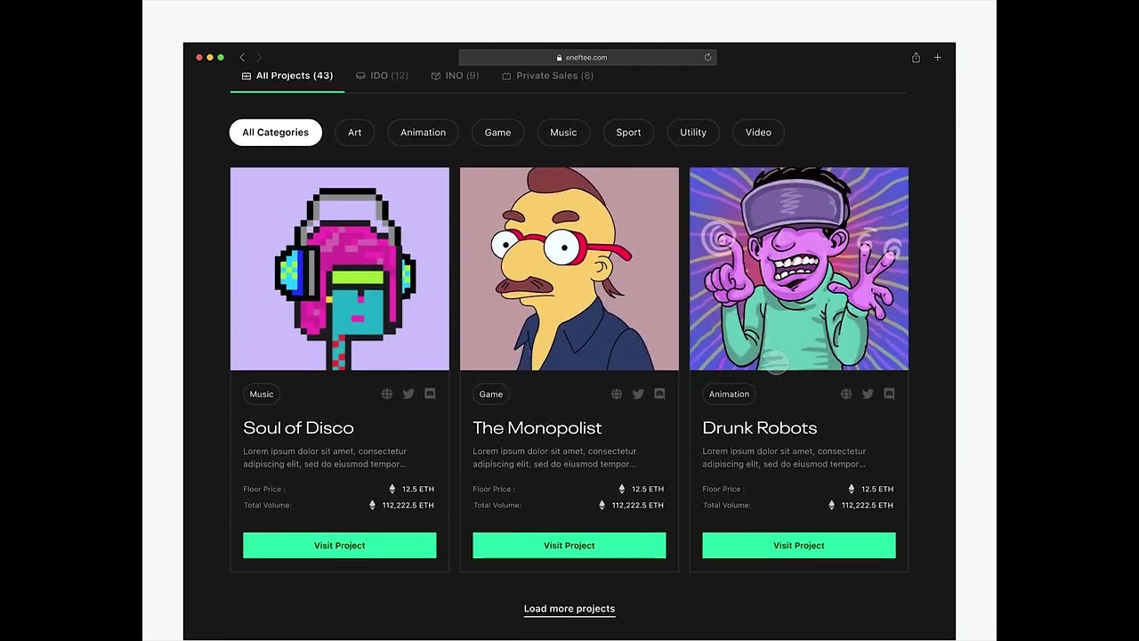 NFT Launchpad Development