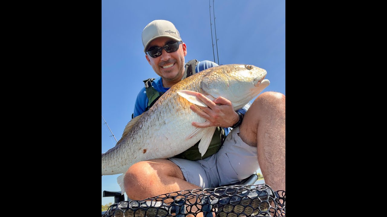 Monster Fish Caught in Just 3 Feet of Water! Cypremort Point, Louisiana, Vermilion Bay