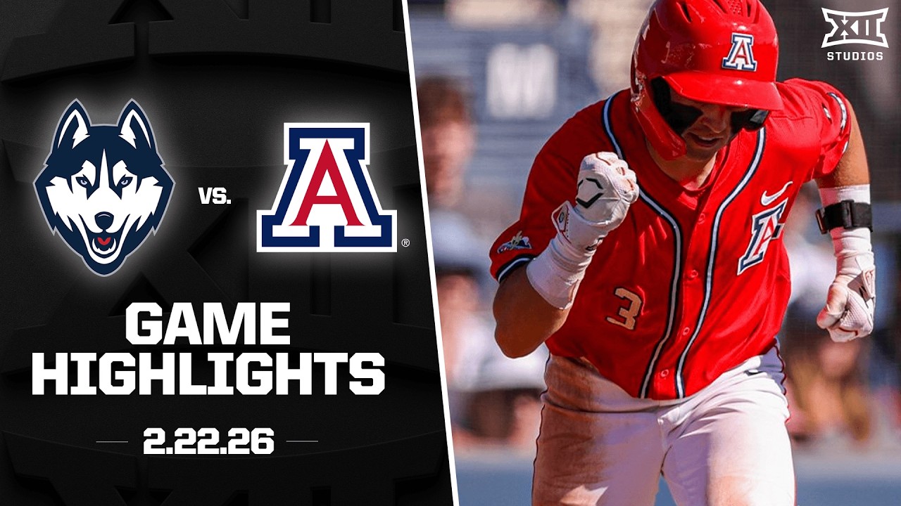 UConn vs. Arizona Highlights (2.22.26) | 2026 Big 12 Baseball