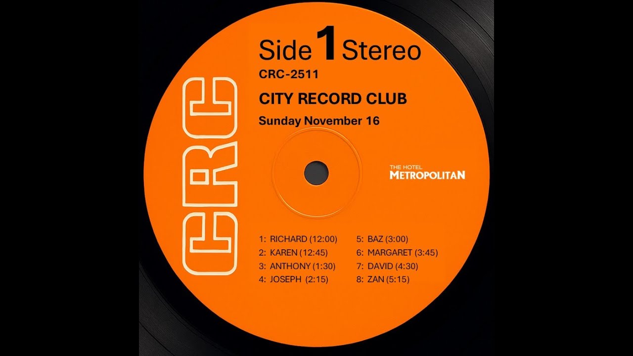 City Record Club - November 2025