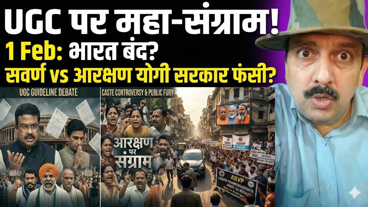 UGC New Guidelines Controversy | Savarn vs OBC Reservation Debate | 1 Feb Bharat Bandh? Nitin Shukla