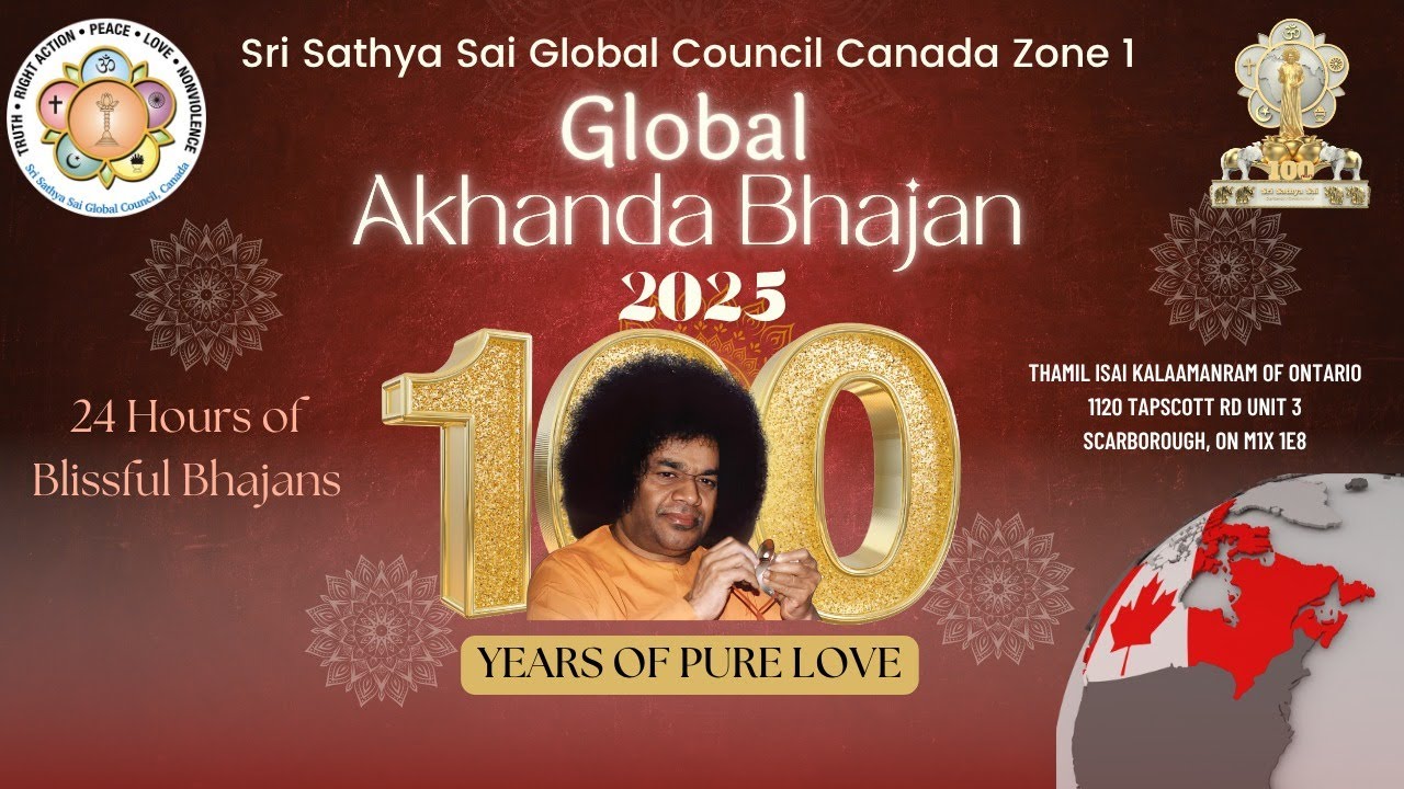 Global Akhanda Bhajans 2025 | 24 Hours of Blissful Bhajans | SSSGC Canada Live | Pt.3