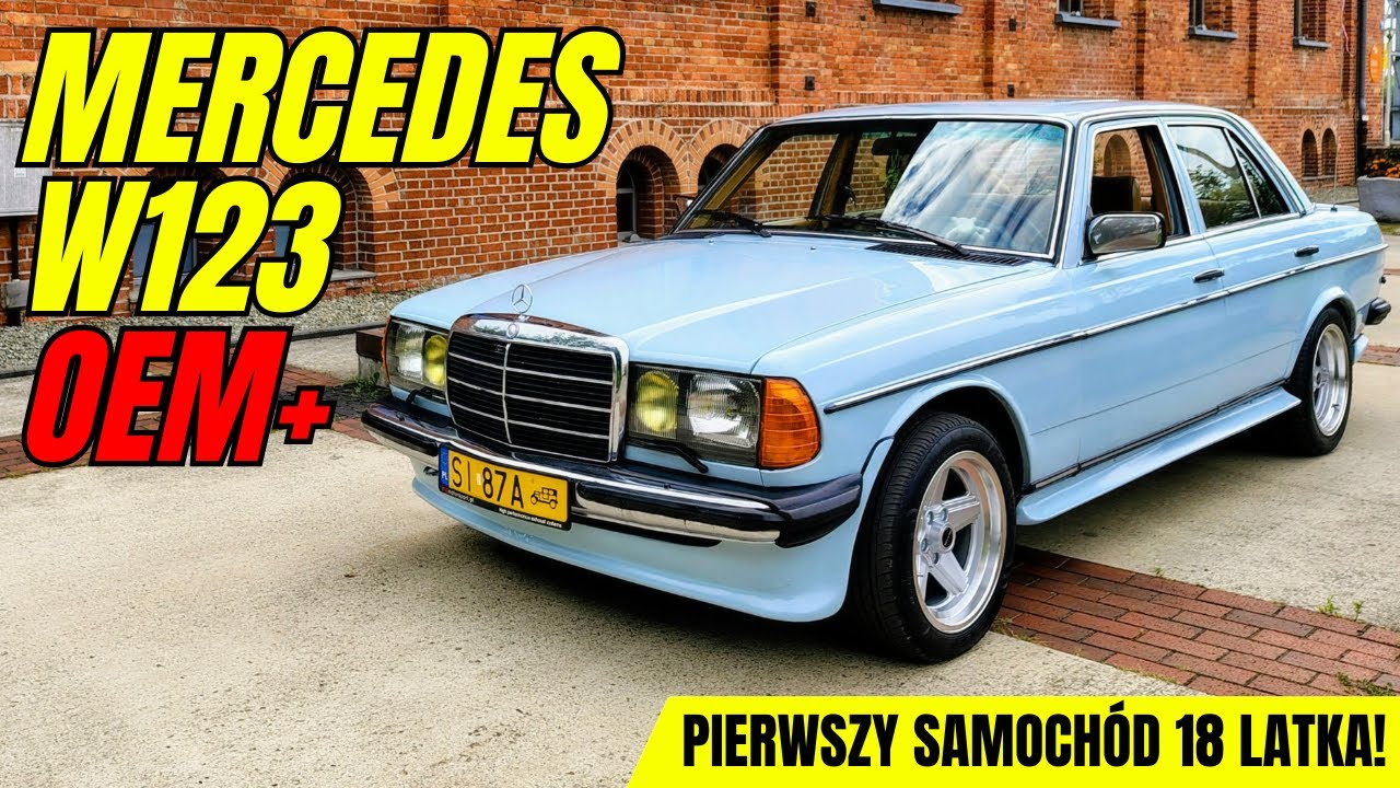 45 - LETNI KLASYK PO TUNINGU?! | MERCEDES BENZ W123 - VIN POLIZEI! | PRZYCIĄGA UWAGĘ!