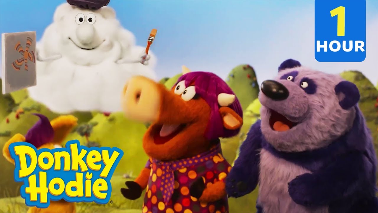 Art Show Today | PUPPET CARTOONS | Donkey Hodie | Full Episodes | 9 Story Kids