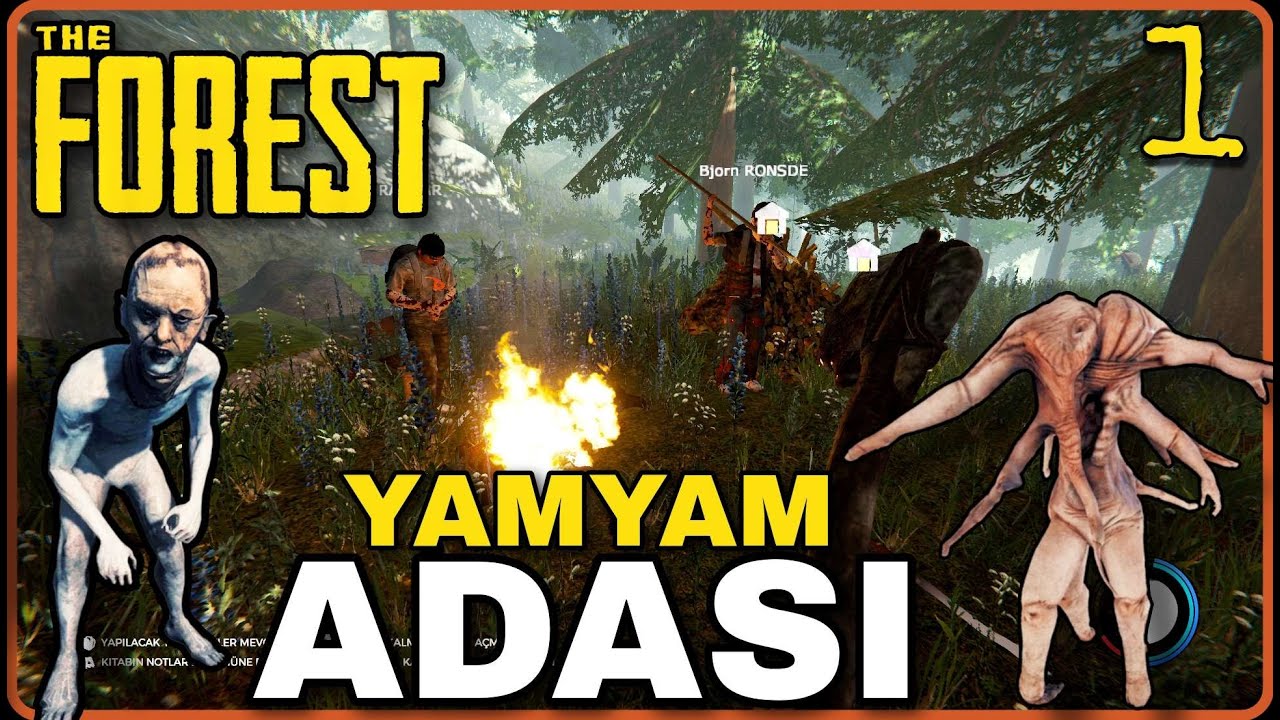 İLK EVİMİZİ YAPTIK AMA GİRDİĞİMİZ MAĞARADA BÜYÜK SÜPRİZ İLE KARŞILAŞTIK / The Forest #1 #55_ragnar