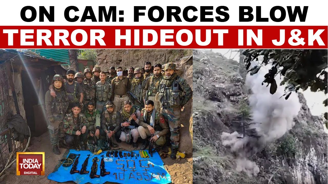 Jammu & Kashmir Terror Cleanup: Kishtwar Hideout Blasted, Operations Ongoing | India Today News