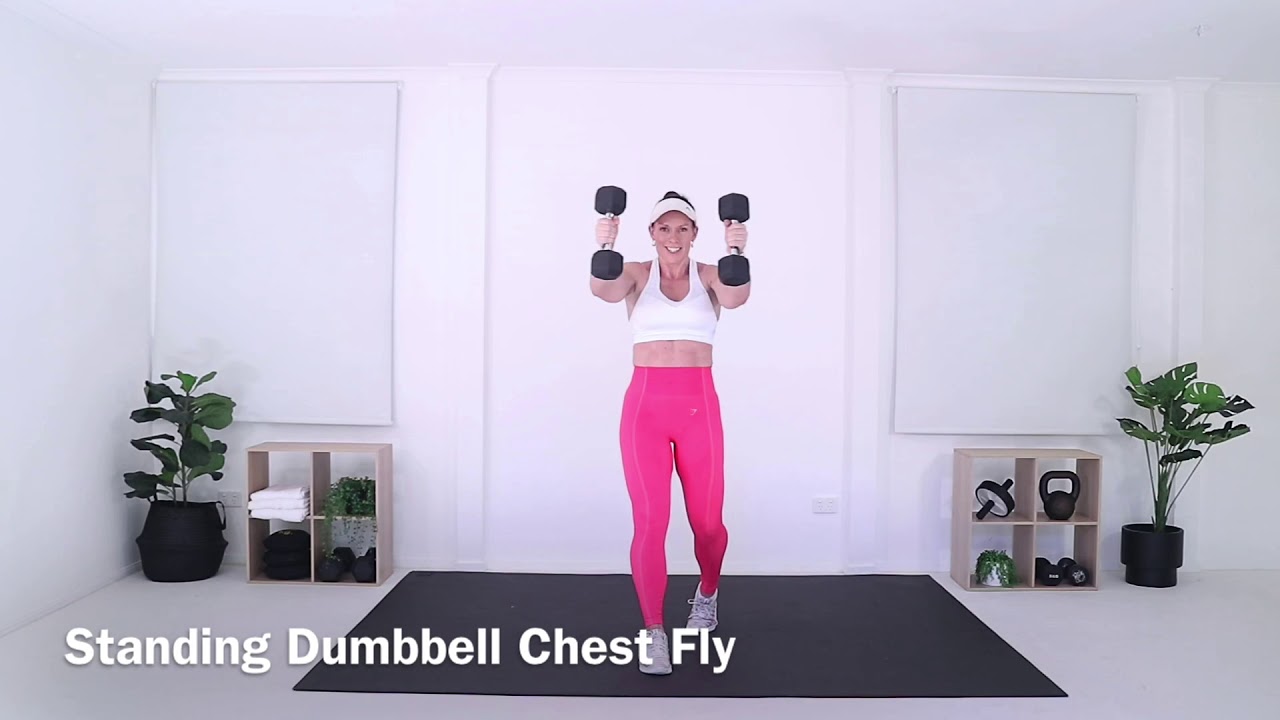 Standing Dumbbell Chest Fly