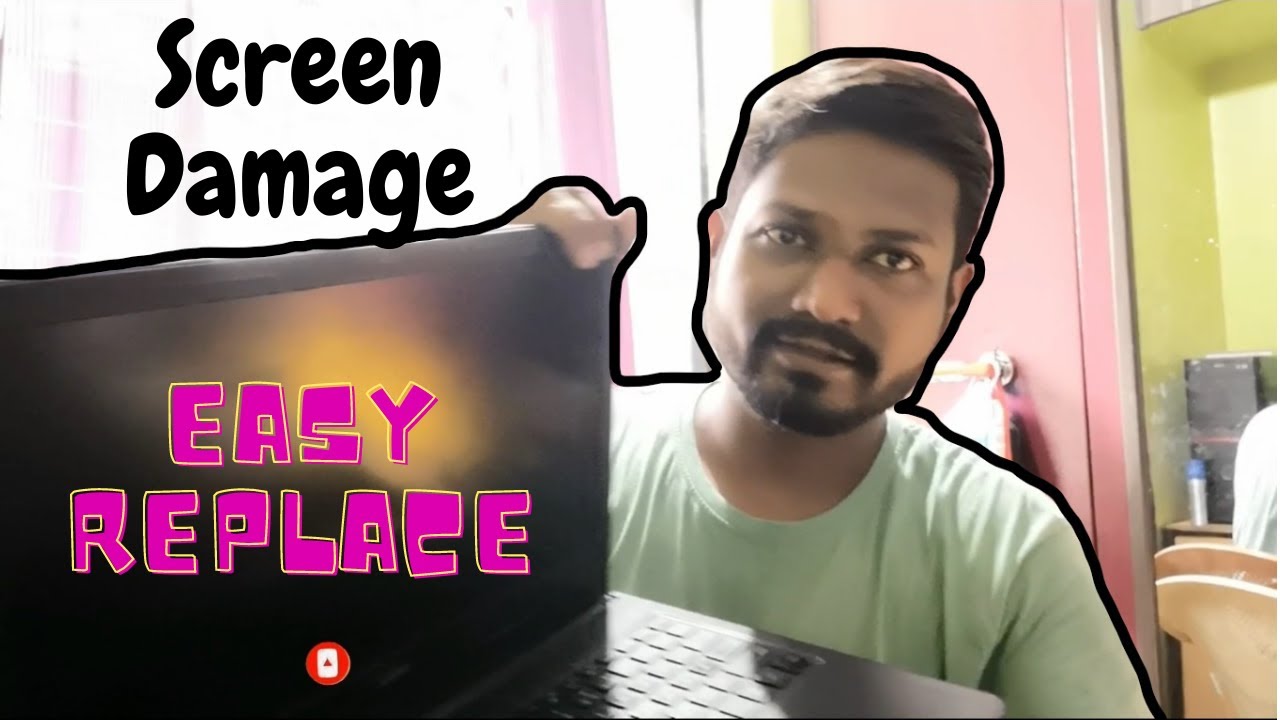 Laptop Screen Replacement || DELL inspiron 15 #laptopscreen