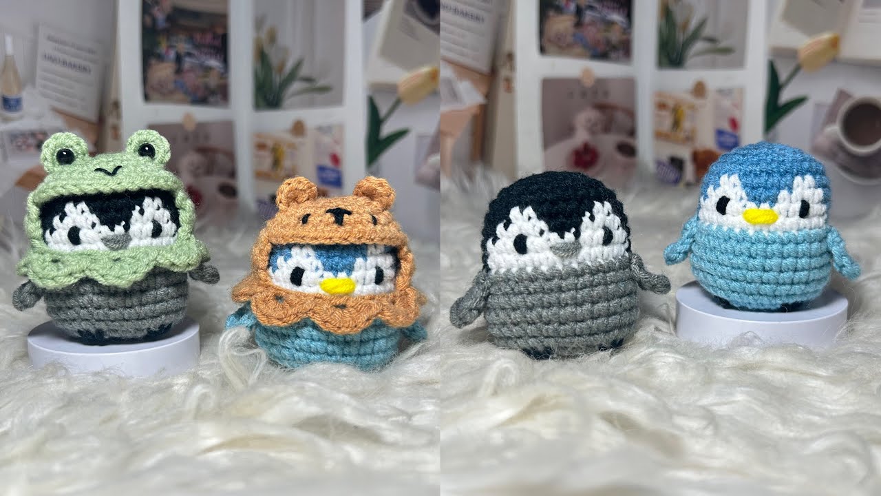 Crochet Penguin Plushie Tutorial 🐧 | Amigurumi | Boneka Rajut