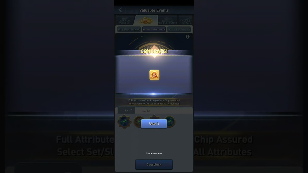 Top War HT Chip Overclocking
