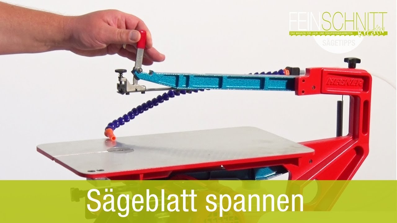 Sägetipp: Sägeblatt spannen