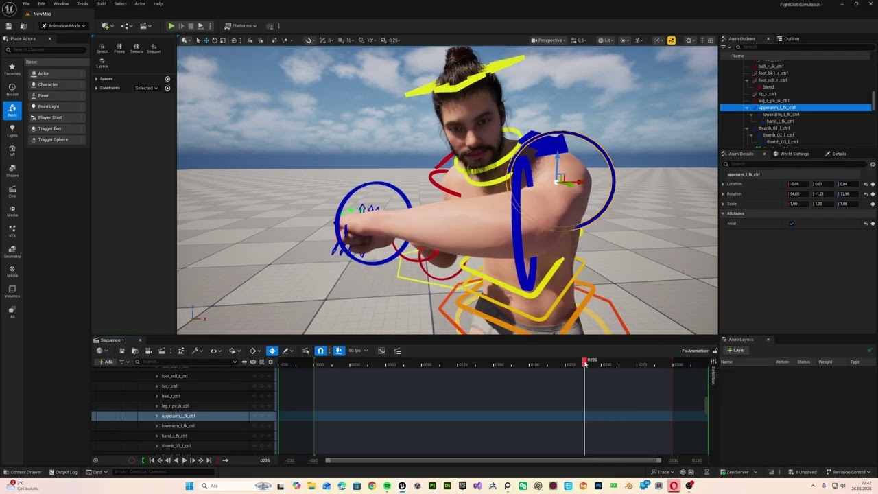 Cinematic Kıyafet Simülasyonu Nasıl Yapılır? | Unreal Engine / Marvelous Designer