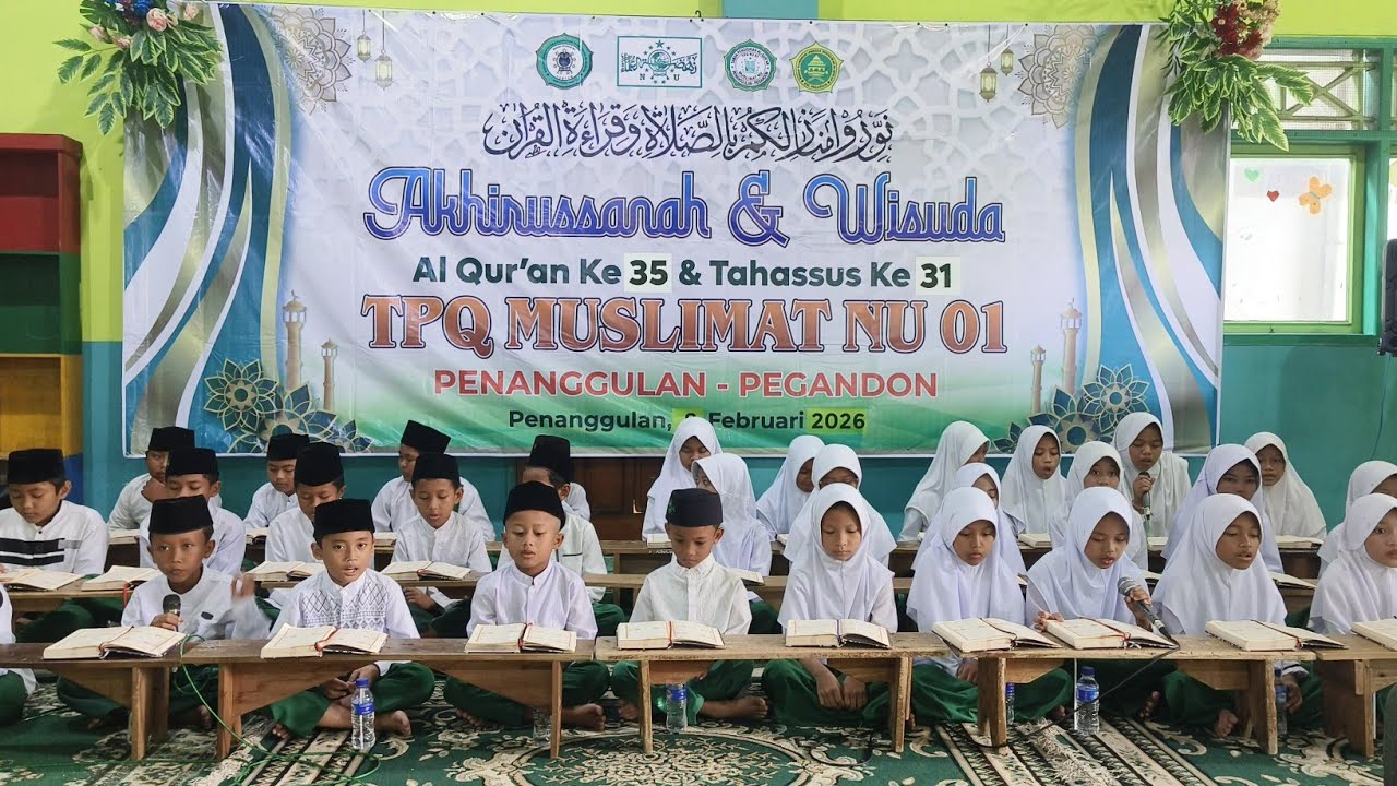 🔴 LIVE || KHATAMAN AL-QUR'AN KE 35 TPQ MUSLIMAT NU 01 PENANGGULAN JUMAT 6 FEBRUARI 2026