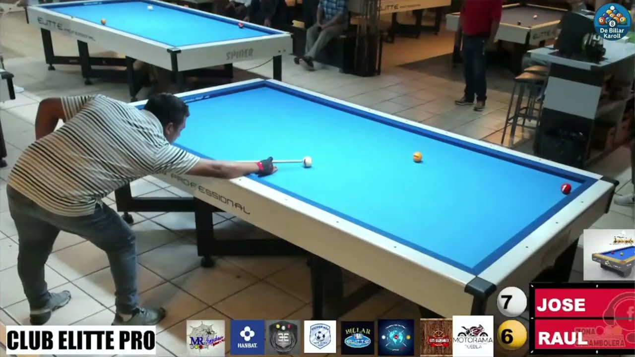 JOSE CHAVEZ ⚔️ RAUL JACOME | BILLAR CLUB ELITTE PRO Billar Elitte Pro 🔥