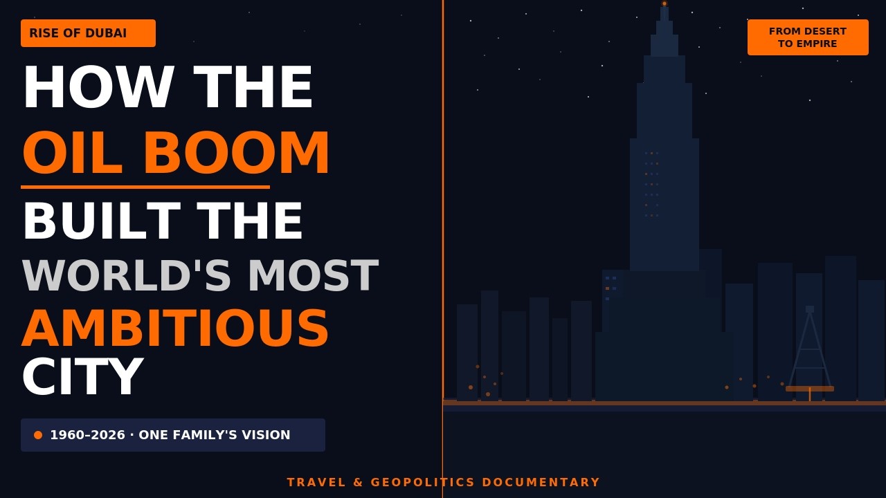 How the Oil Boom Built the World's Most Ambitious City