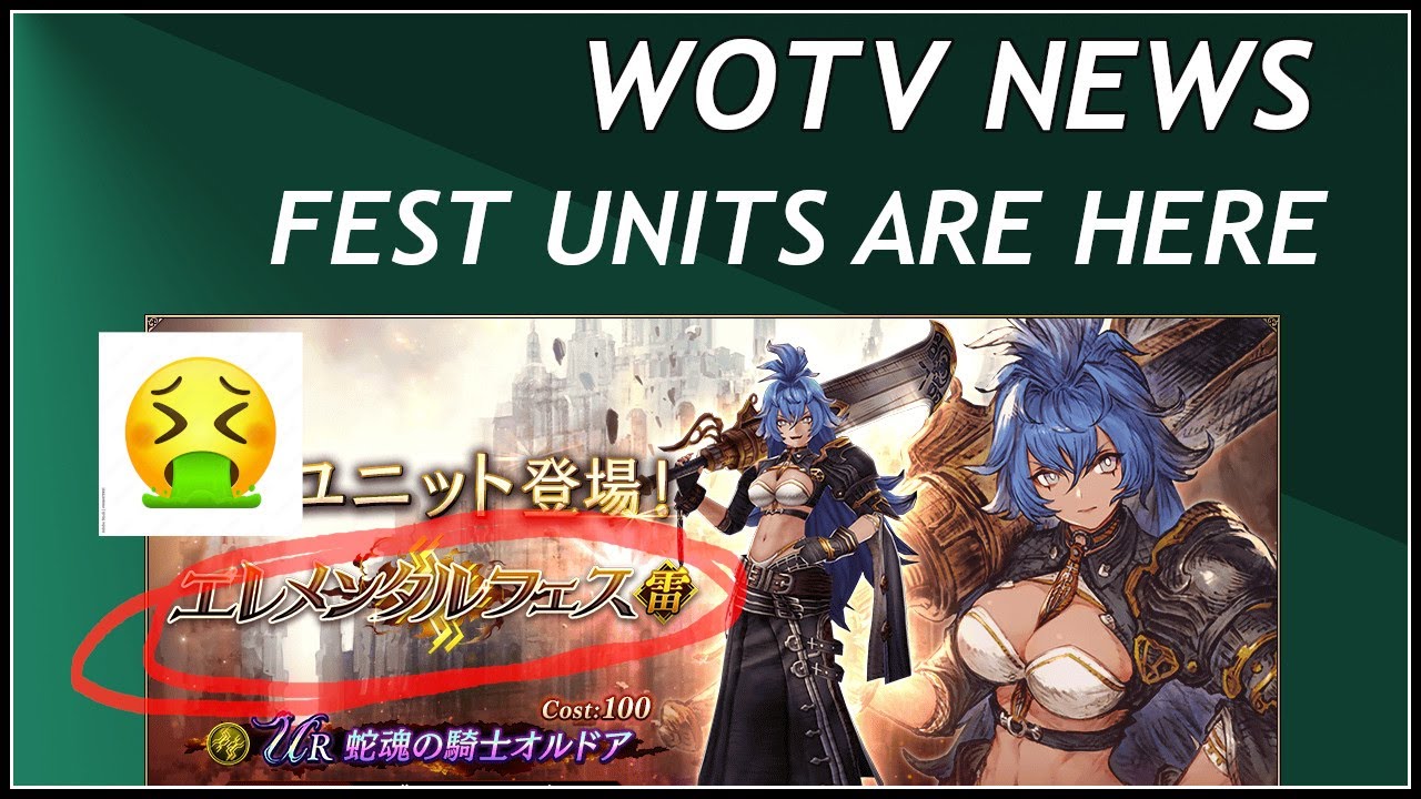 WOTV Good/AWFUL News: Time Jump Oldoa, Here Come Fest Units