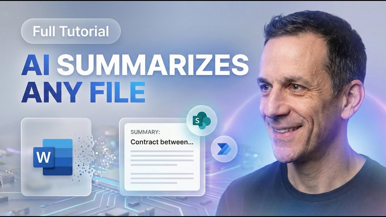 Автоматизируйте сводки файлов SharePoint с помощью Power Automate, AI Builder и пользовательских ...