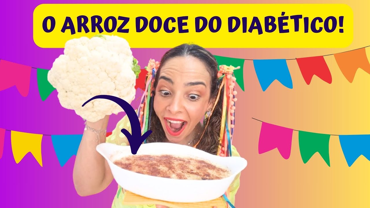 Arroz Doce Fake De Couve Flor Low Carb | Sobremesa Junina Ideal Para Diabéticos