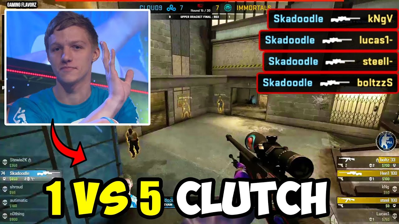 When Skadoodle used to Play CS:GO...
