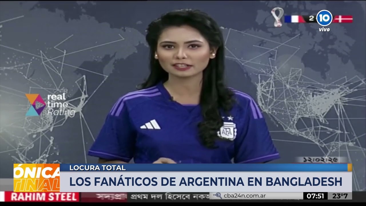 LOCURA en BANGLADESH por el triunfo de la SELECCIÓN ARGENTINA