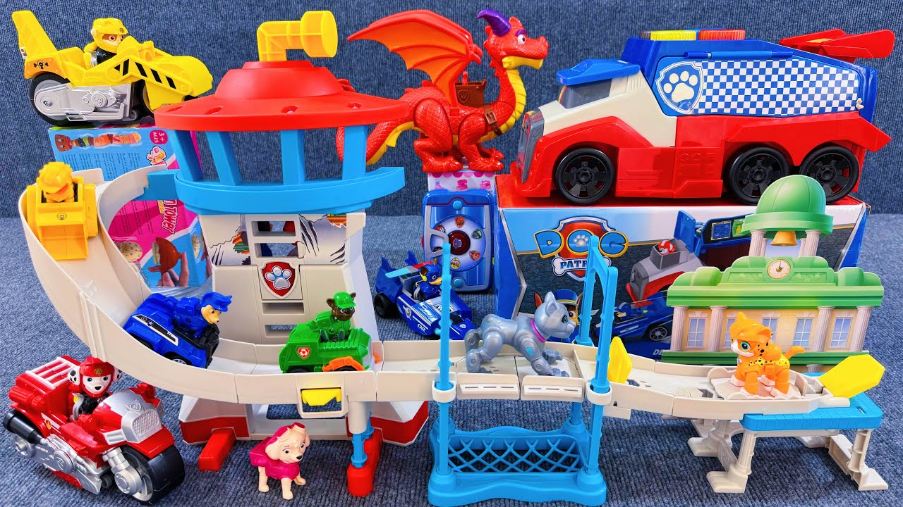 12 minutes of satisfying opening of the cool Paw Patrol toy collection series ASMR | Review toys