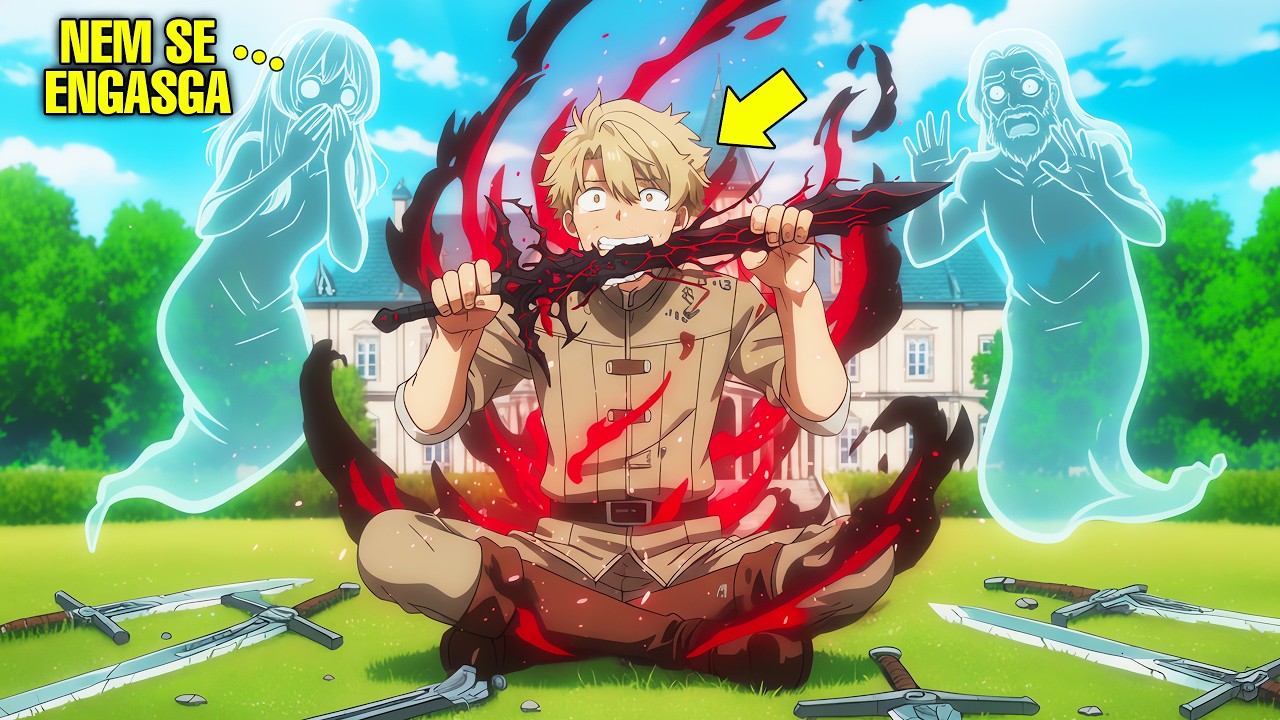 A Cada ESPADA que ele COME, Ele Fica Mais PODEROSO! - Manhwa Recap
