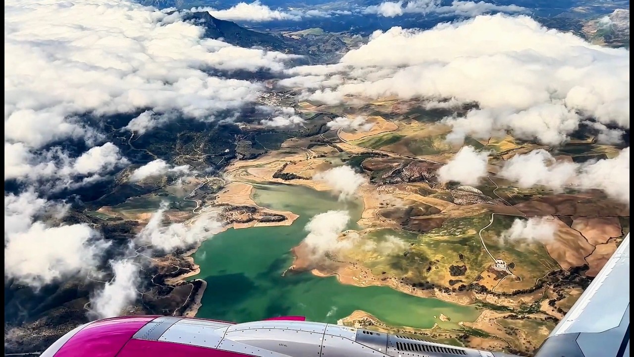 Flying above Andalusia ✈️ Stunning views from the sky