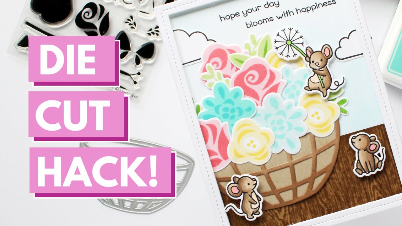 DIE CUTTING HACK! For Perfectly Lined Images