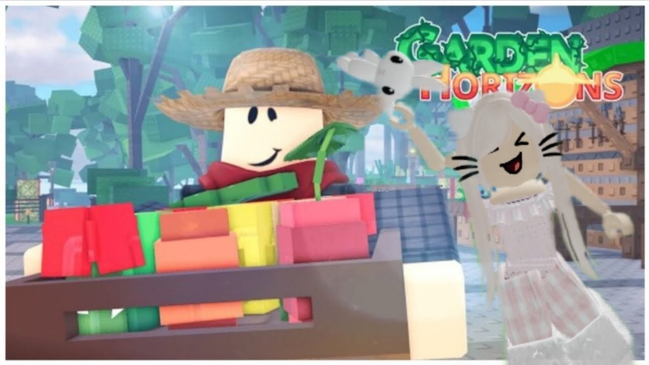 Playing GARDEN HORIZONS On ROBLOX!!! (First time..)