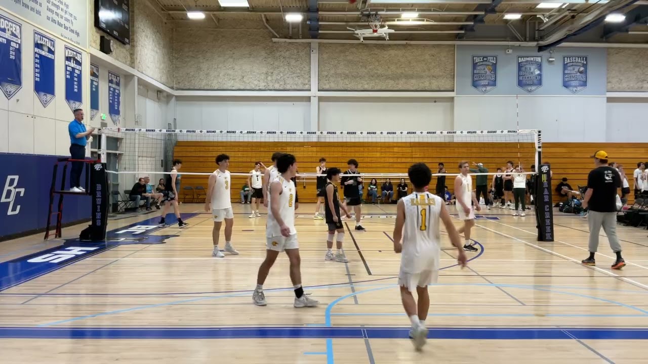 Del Oro vs Granite Bay, Stockton tourney, Bear Creek, game 4, set 1/2