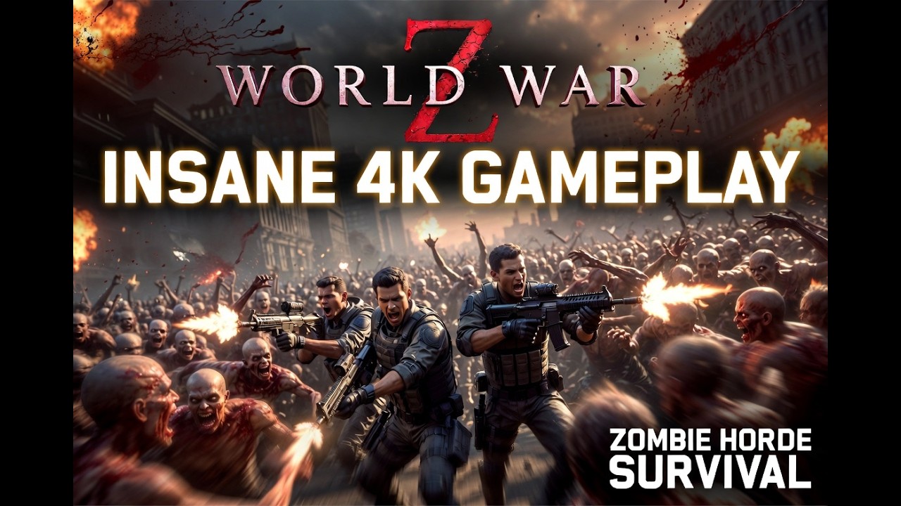 WORLD WAR Z LIVE 🔴 Horde Mode Madness! 4K Gameplay | Insane Zombie Swarms 🧟 #wwz