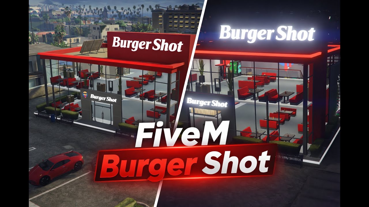Fivem Burger Shot _  MLO/YMAP Customize Gang  Mansion _ Beautiful Interior