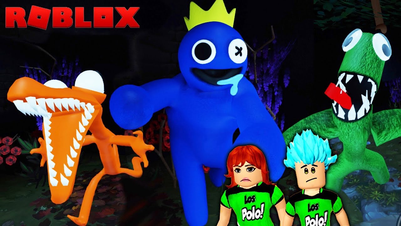 Blue, Green y Orange nos quieren atrapar!! Los Polo en RAINBOW FRIENDS