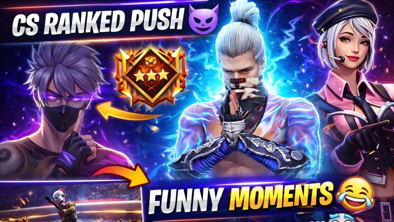 👉 CS RANKED PUSH 😈 | FUNNY MOMENTS 😂🔥 | NOOB → PRO IN 1 MATCH 😱 (ABHILIVEFF54)