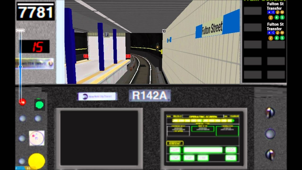 OpenBVE - 5 Train Via The 7th Avenue Line Run