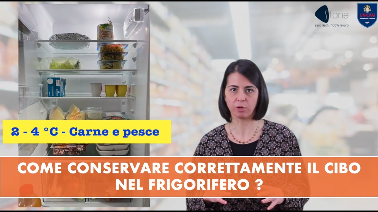COME CONSERVARE CORRETTAMENTE GLI ALIMENTI NEL FRIGORIFERO