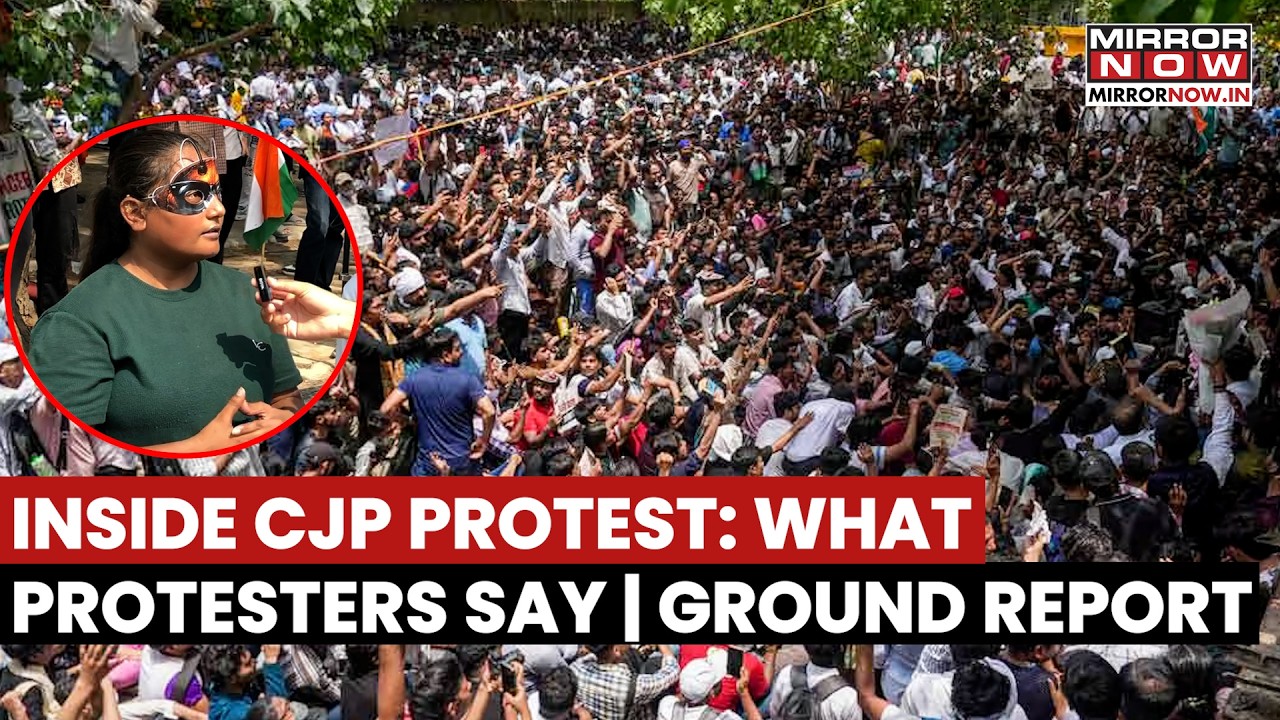 Протест против CJP потряс Джантара Мантар в Дели; протестующие поднимают вопрос об утечке докумен...