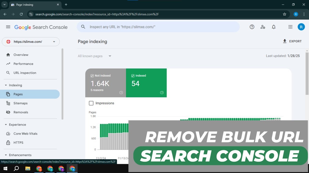 How To Remove Multiple URL Bulk from Google Search Console