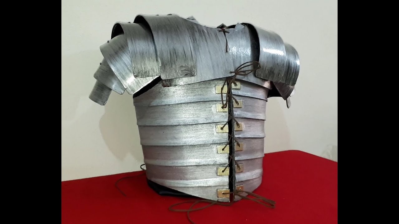 COMO HACER UNA LORICA SEGMENTATA DE SOLDADO ROMANO