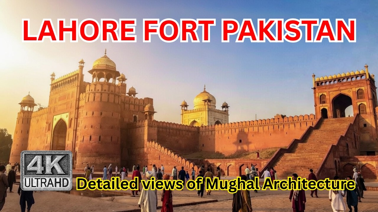 Lahore Fort Walking Tour 4K | Shahi Qila Complete Walk - UNESCO World Heritage Pakistan 2025