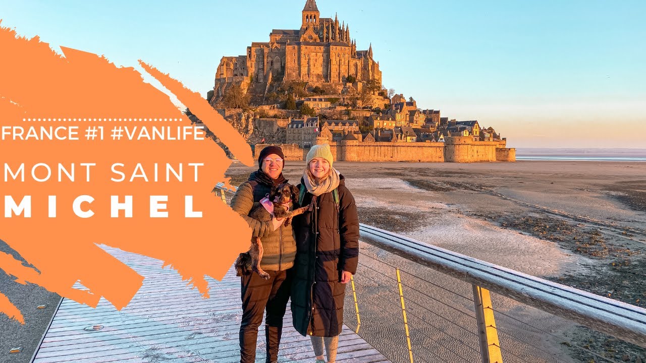 Van Life France - Eurotunnel with our dog & Mont-Saint-Michel