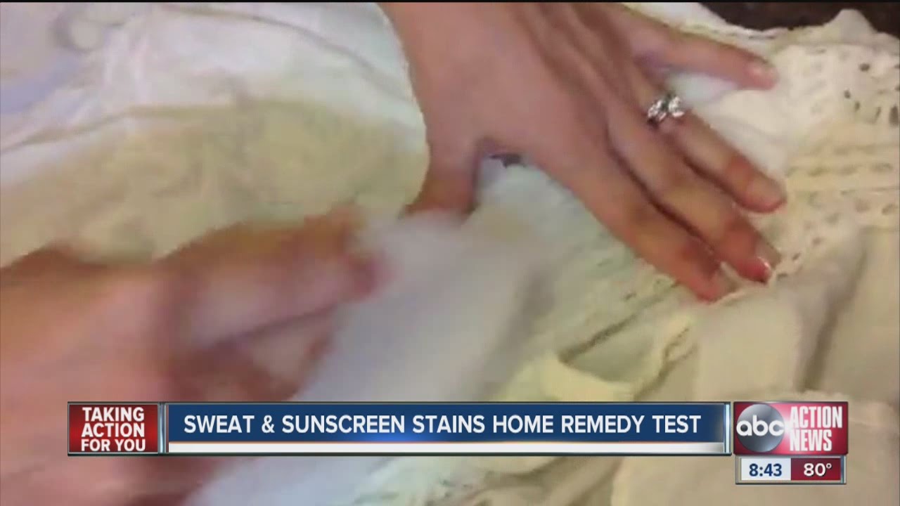 DIY: How to get out sweat stains
