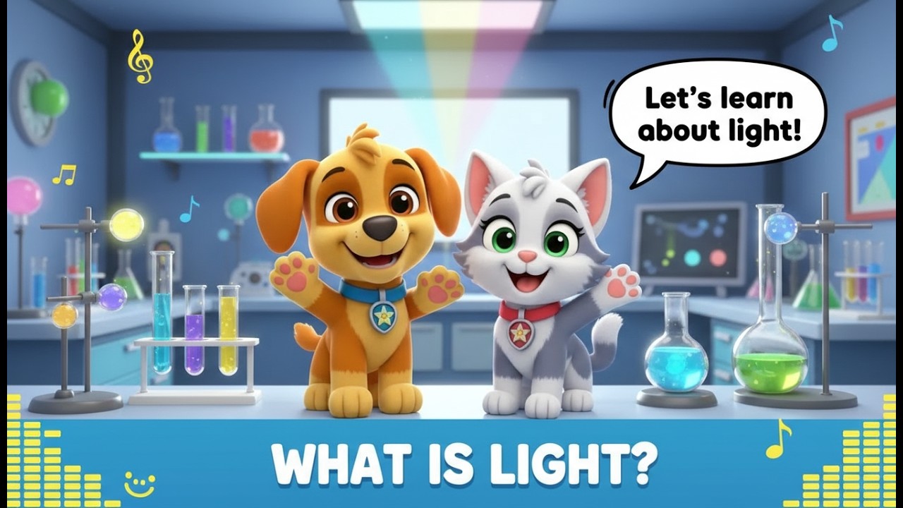 Learn What Is Light? 💡| Easy Science Learning | Nature & Science Basics | Tiny Tales Garden