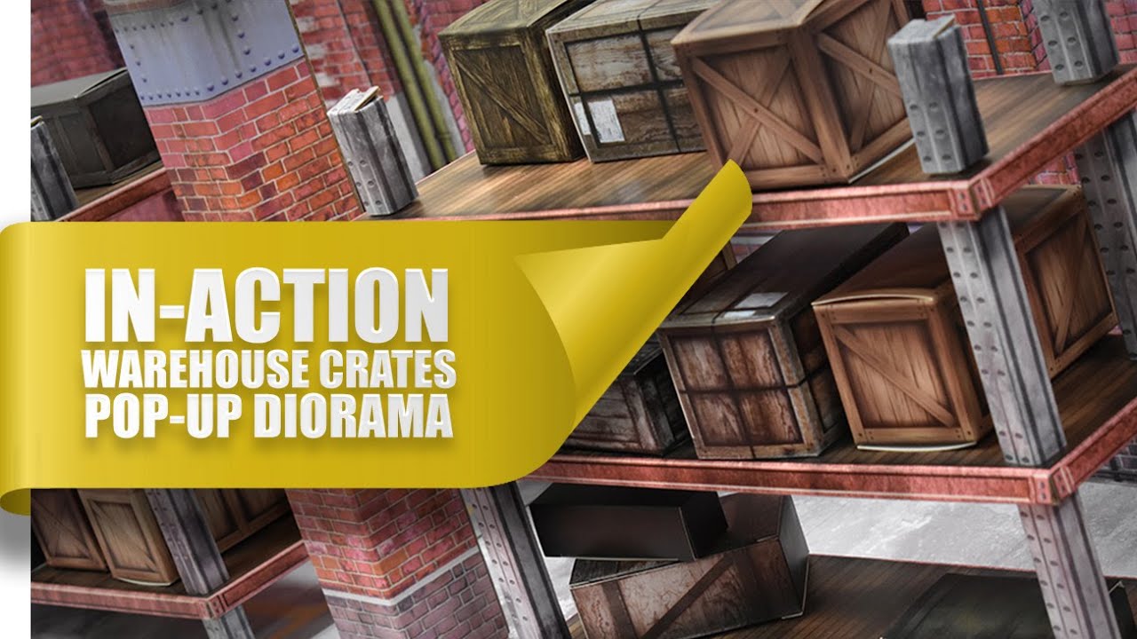 Extreme-Sets Warehouse Pop-Up Diorama 1/12 Scale - Adding in Crate Packs