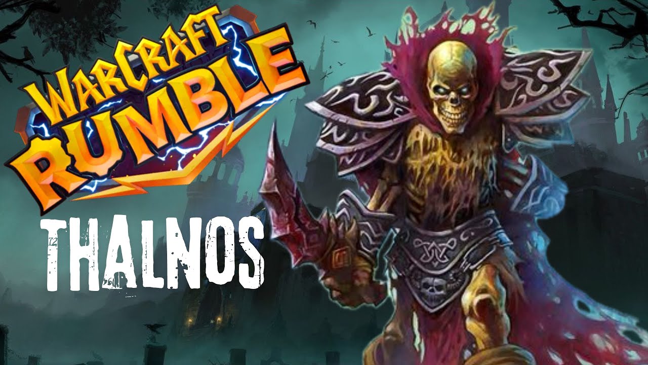 Warcraft Rumble PvP : Thalnos with 5 spills Season 7 ( Gold Rush )