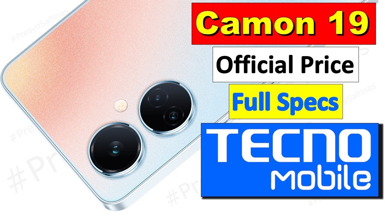 Tecno Camon 19 Full Specs and Official Price in the Philippines