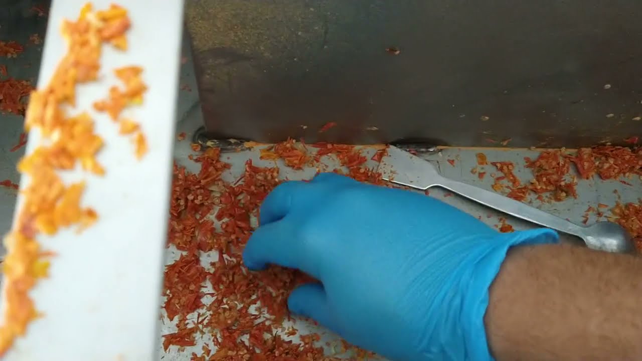 Essiccamento ad aria del sottoprodotto del pomodoro