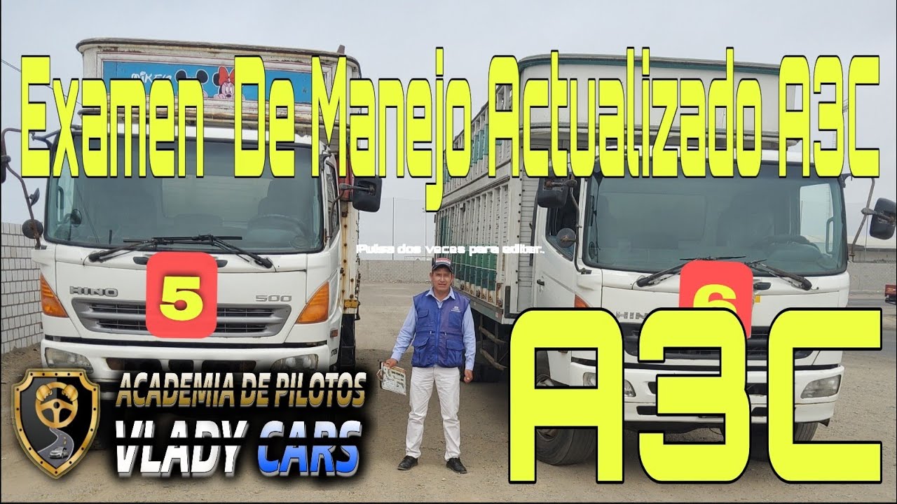 Examen De Manejo Actualizado Categoría  A3B Circuito Oficial  TOURING CONCHAN ( 2024)