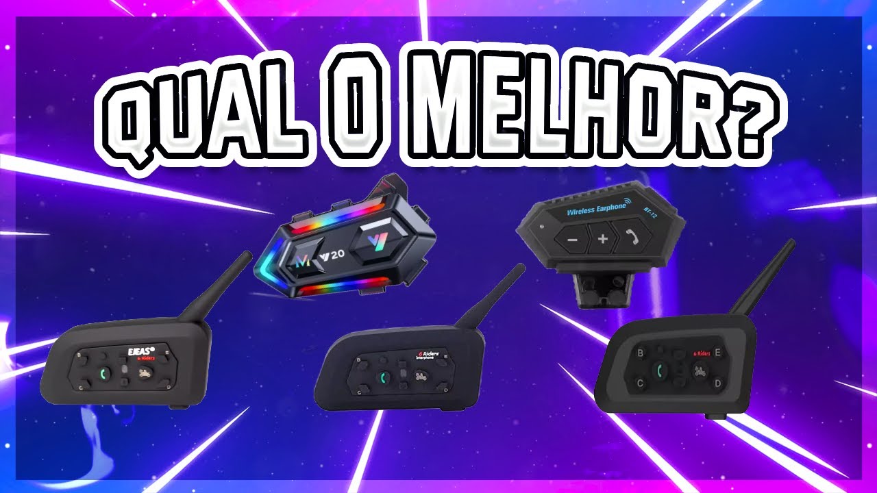 Os 5 MELHORES Intercomunicadores para Moto de 2025 [N&atilde;o compre antes de assistir]